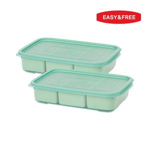 이지앤프리 튼튼이 웨이브킵 나눔 3칸 1700ml 2P