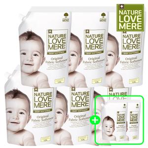 아기섬유유연제 1300ml 리필형 3팩+3팩+(GIFT)850ml 리필 2팩더 총 8팩[향선택가능]