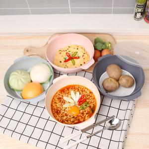 쿡스 전자렌지 찜기 계란찜 라면용기 특대1L 2개