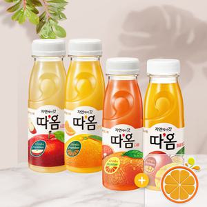 [코스터 1개 증정] 빙그레 자연에서 갓 따옴 주스 235ml 20개 오렌지 / 자몽 / 사과 /