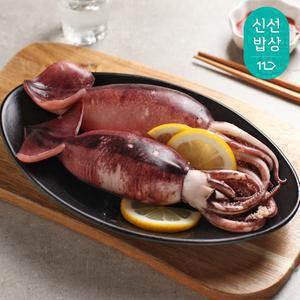 국내산 손질 통 오징어 250g(2미) x 3팩 / 수협수매 100%