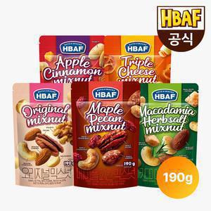 [HBAF] 바프 믹스넛 190g x 3봉 골라담기