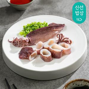 자연산 통 한치 오징어 500g (7-13미) x 2팩