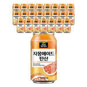 미닛메이드 자몽에이드 탄산 CAN, 355ml, 24개