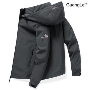 남성 바람막이 GuangLei 방수 방풍 워크자켓 아노락 봄 가을 캐주얼 재킷
