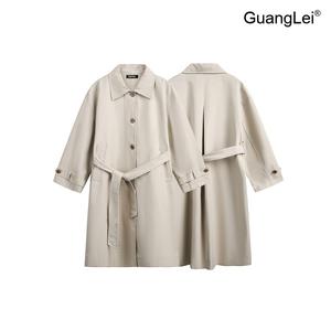 GuangLei 남성 바람막이 자켓 봄 가을 간절기 코트 스타일 캐주얼 재킷