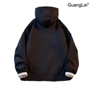 남성 바람막이 아노락 자켓 GuangLei 후드 산악용 초경량 방수 재킷