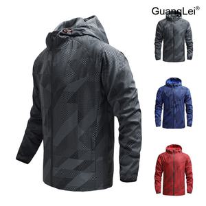 남성바람막이 GuangLei 초경량 퀵드라이 아노락 자켓 등산 아웃도어