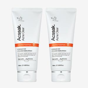 더마겐 아크싹 폼클렌징 180mL 2개 무자극 여드름완화 기능성