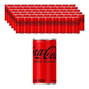 [코카콜라] 코크제로, 190ml, 60개