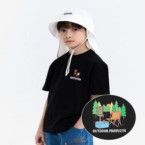 [아웃도어 프로덕츠 키즈]캠핑 백그래픽 반팔티 (블랙) OD252ISS08_BLK