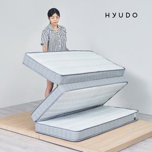 [무.배+최대가 9.4만~] 휴도 국내생산 13/15cm 접이식 본넬스프링 매트리스 토퍼 이층