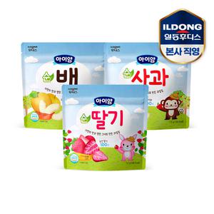 [혜택 가 7,600 ~] 후디스 동결건조 과일칩(순사과/순딸기/순배)