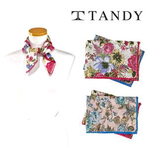[탠디] TANDY 플로 쁘띠 손수건 스카프