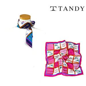 [탠디] TANDY 체인마차 손수건 스카프