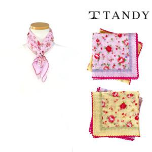 [탠디] TANDY 로지 손수건 스카프