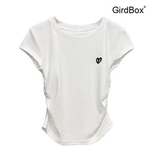 하트자수 여름철릭원피스 GirdBox 모달소재 허리조임 개량한복