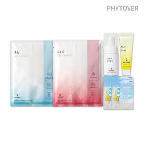 피토버 마스크팩 체험팩 (구성: 촉촉마스크팩+지우다마스크팩+미니폼클30ml+빛나썬10m