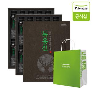 풀무원 녹용진선물세트 2박스 선물세트+쇼핑백/유산균 발효 녹용 부모님 활력 상견례