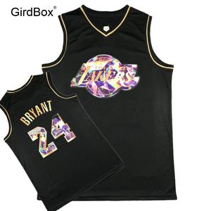 코비 브라이언트 자수 유니폼 GirdBox 체육대회 반티 블랙 골드 다이아몬드 버전