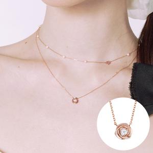 [로즈몽] 14K 화이트토파즈 목걸이 RK0191