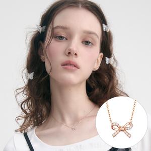 [로즈몽] 14K 리본 목걸이 RA24C31K