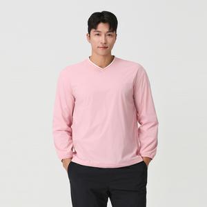 [엘르골프] 남성 우븐 긴발 티셔츠_6I33091