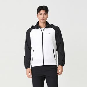 [엘르골프] 남성 소매 배색 바람막이 점퍼_6J31352