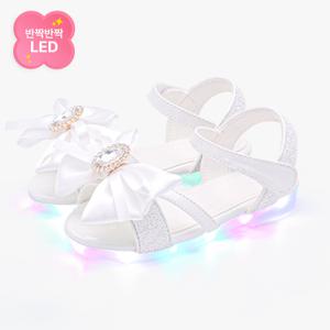 [키펀트] LED 퓨어 오로라 여아 샌들