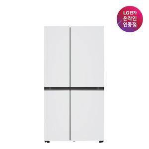 [혜택가115만원대]LG 디오스 오브제컬렉션 양문형 냉장고 S834MWW1D 832L st