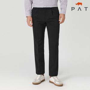 [PAT 남성] 레귤러핏 솔리드 원턱 팬츠_1J11633