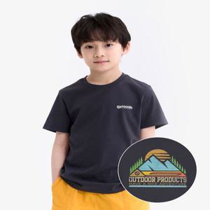 [아웃도어 프로덕츠 키즈][온라인전용]백그래픽 반팔티 (딥그레이) OD252ISS91_DGY