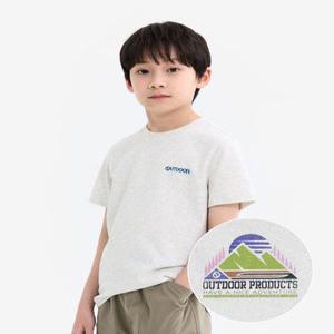 [아웃도어 프로덕츠 키즈][온라인전용]백그래픽 반팔티 (오트밀) OD252ISS91_OTM