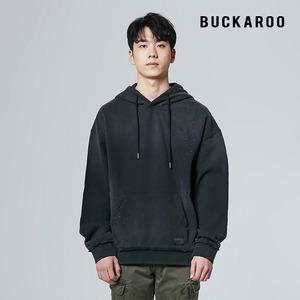 [버커루] 공용 레터링 루즈핏 후드풀오버(B215TS090P)