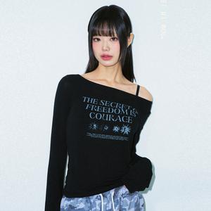 시스루 시크릿 롱슬리브 탑 3color