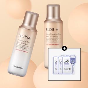 플로리아 뉴트라 에너지 기초세트(토너150ml,에멀전150ml+마스크팩3매)
