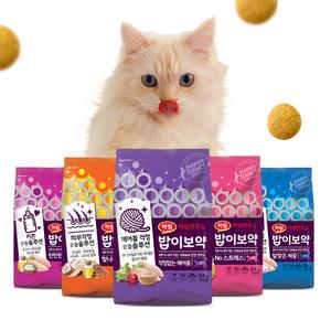 [15%+중복쿠폰][양갱증정] 하림펫푸드 밥이보약 CAT 사료 간식 모음전/고양이사료 츄르