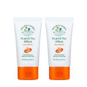 피크 오브 더 100tak 방수 선크림 70ml 2개