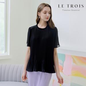 [LE TROIS]르투아 플리츠 블라우스 3종 택1