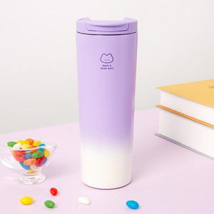 아트박스 퍼플베어 스텐텀블러 450ml