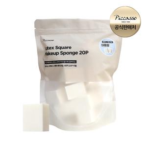 [피카소] 라텍스 스퀘어 스펀지 20P 리필