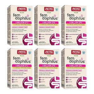 6개 Jarrow Formulas 자로우포뮬러스 여성유산균 펨도피러스 50억 60정