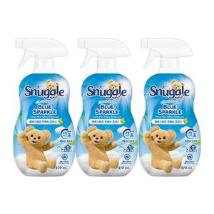 스너글 섬유탈취제 블루 스파클 470ml, 3개