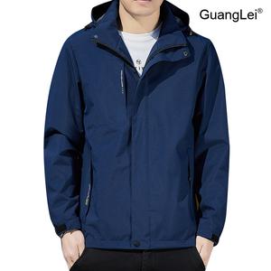 남성바람막이 GuangLei 후드 윈드러너 아노락 자켓 봄 가을 캐주얼 스포츠