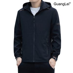 남성바람막이 후드집업 GuangLei 간절기자켓 아노락 스포츠재킷