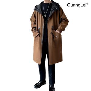 남성 중장기 바람막이 가을 겨울 아노락 자켓 GuangLei 퀼팅 후리스 남자자켓