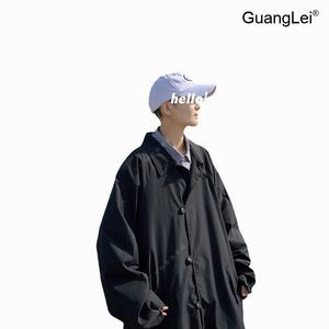 남성 자켓 봄 가을 중장기 바람막이 GuangLei 영국풍 코트 재킷