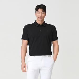 [엘르골프] 남성 밑단 배색 폴로 티셔츠_6J35255