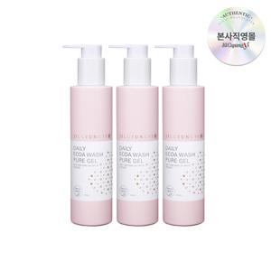 [쿠폰15%+5%] 질경이 여성청결제 데일리 에코아워시 퓨어젤 200ml 3개
