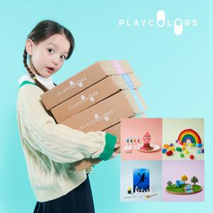 [플레이컬러스] 3+1 세트한정 -  우리 아이 성향별 맞춤 미술놀이 KIT 세트